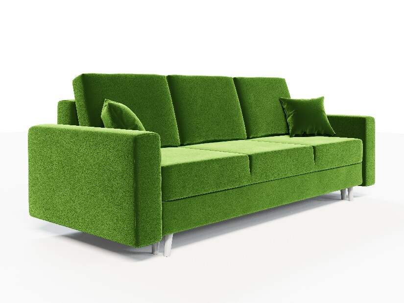Kauč na razvlačenje Kineton (zelena)