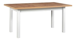 Blagovaonski stol Mitchell 2 XL (Hrast wotan + Bijela) (za 6 do 8 osoba)