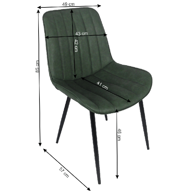 Blagovaonska stolica Halana (zelena) *rasprodaja