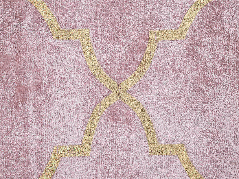 Tepih 80x150 cm YOLK (tkanina) (ružičasta)
