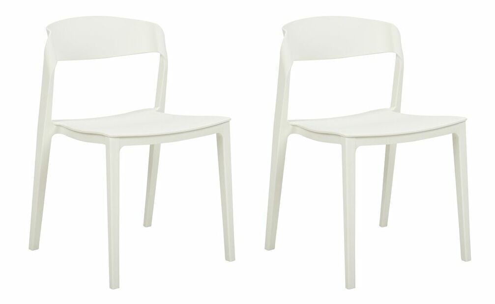 Set blagovaonskih stolica (2 kom.) Seasar (bijela) 