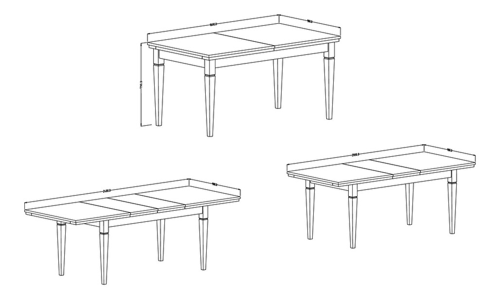 Blagovaonski stol- Elvina Typ 92 (tamnozelena + hrast lefkas) (za 8 i više osoba) *rasprodaja