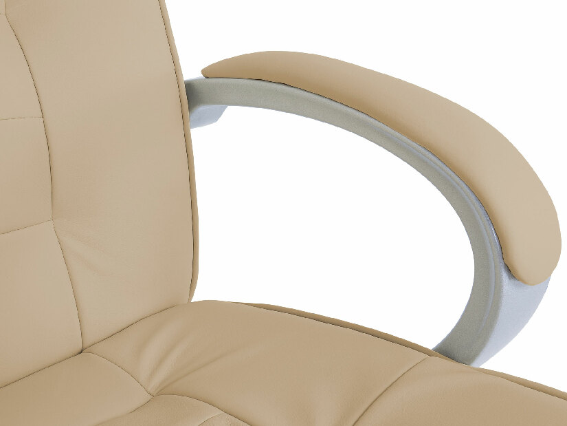 Masažna fotelja DUCAT II (umjetna koža) (srebrna)