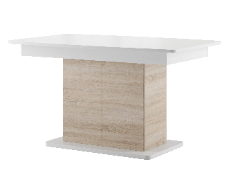 Blagovaonski stol Sorred 03 (bijela + hrast sonoma) (za 6 do 8 osoba)