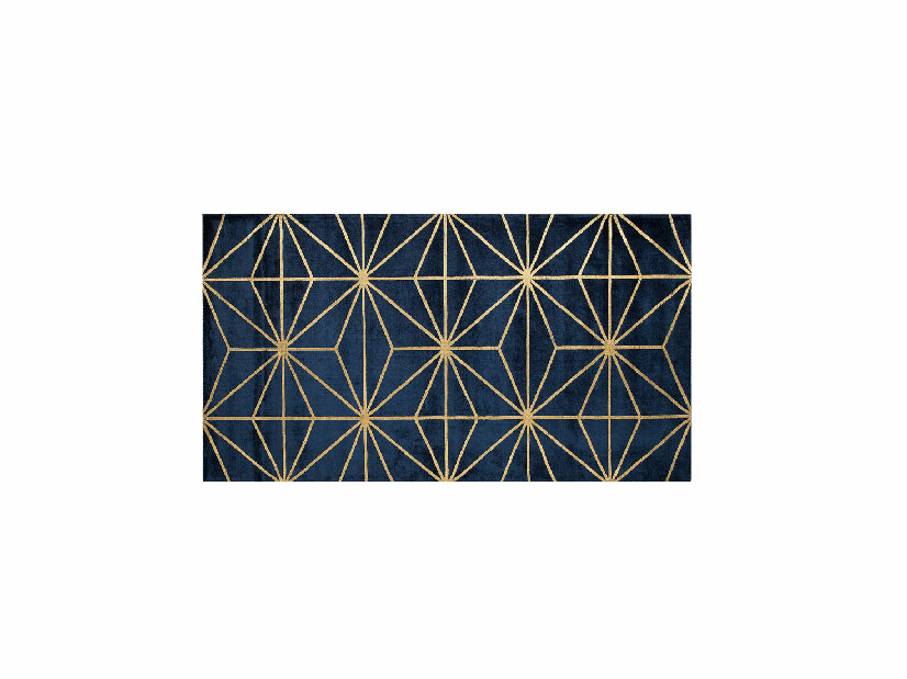 Tepih 80x150 cm SILBE (tkanina) (plava)
