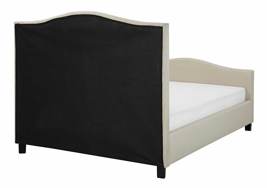 Bračni krevet 160 cm AURORA (s podnicom) (bež)