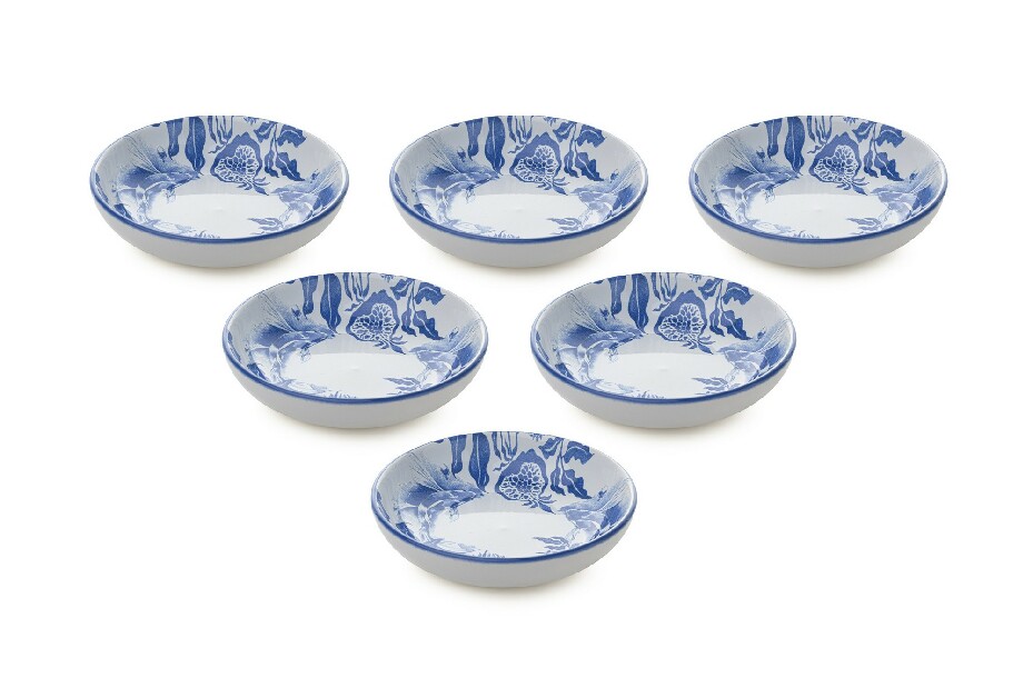Set zdjelica za umak (6 kom.) Sussane (bijela + plava)