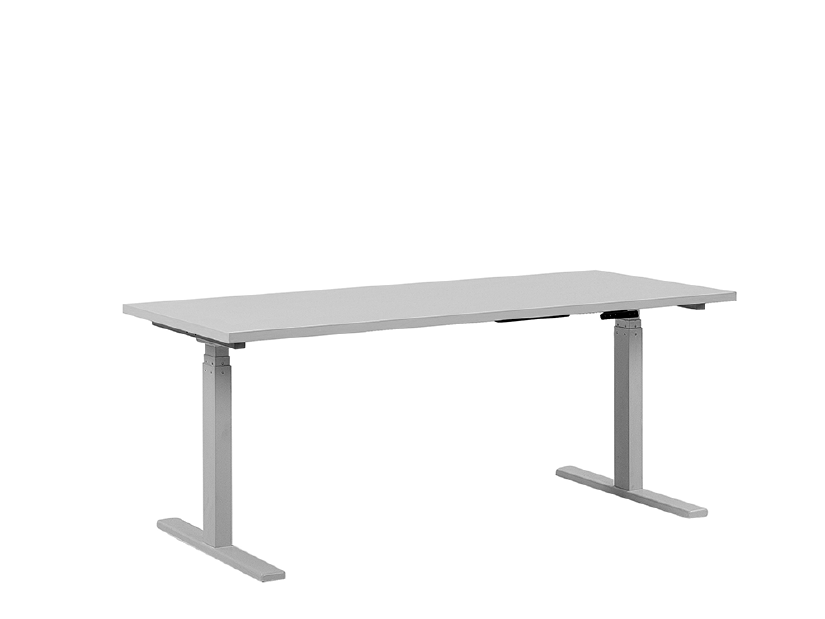 Pisaći stol UPPER II (130 x 72 cm) (MDF) (bijela) (električno podesiv)