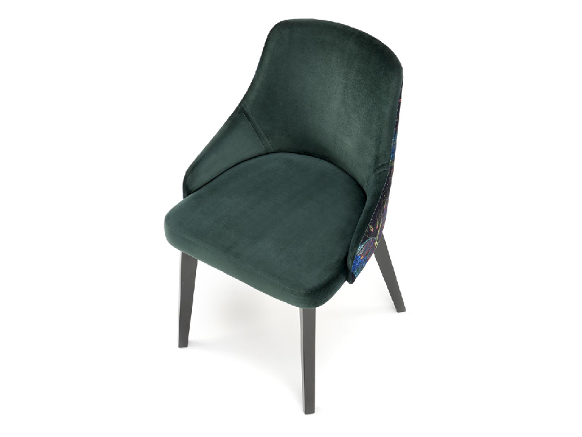 Blagovaonska stolica Edo (crna + zelena)