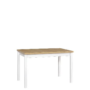Stol na razvlačenje 80 x 120+150 I (hrast grandson L) (bijela)
