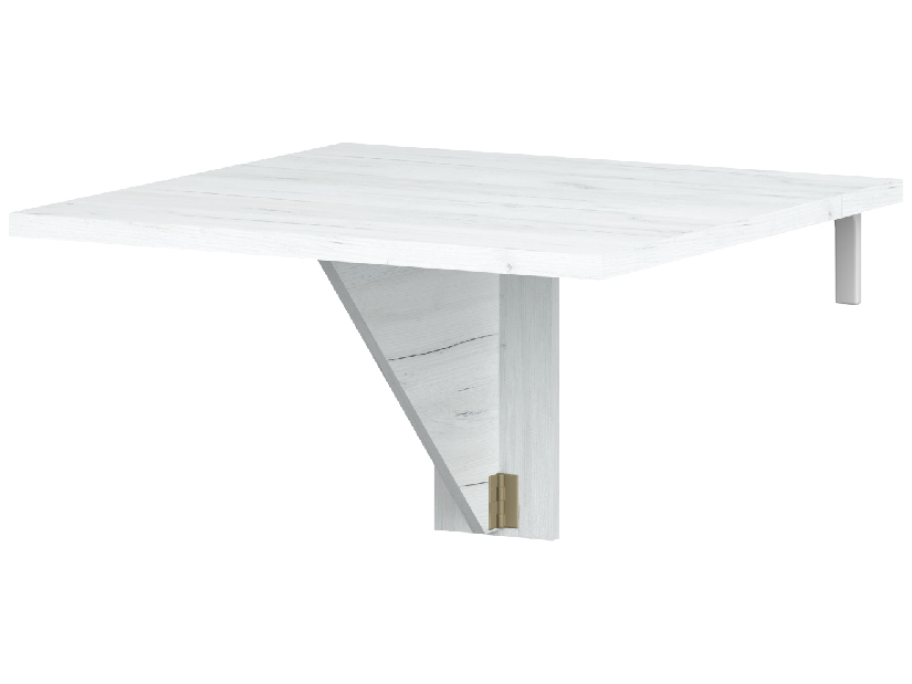 Blagovaonski stol Elston 7 (craft bijeli) (za 2 osobe)
