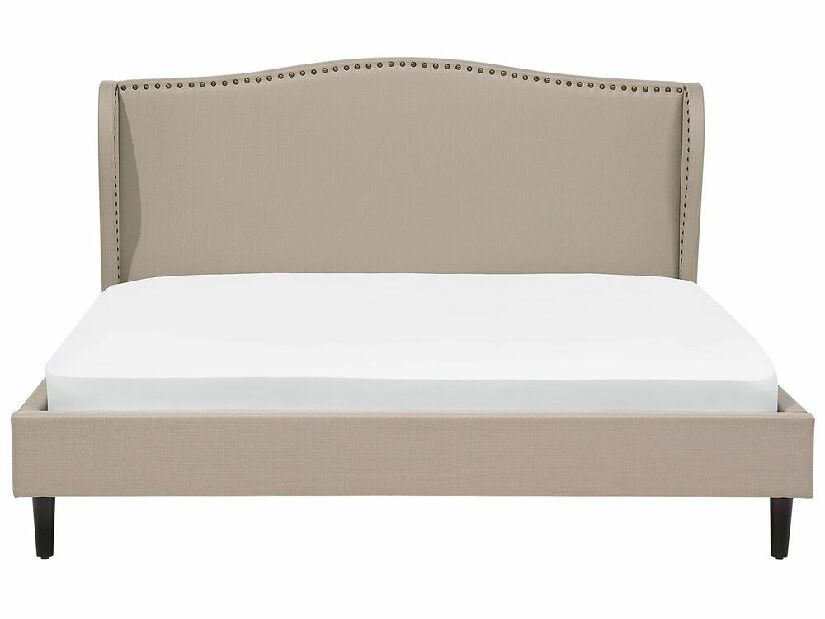 Bračni krevet 180 cm COLLETTE (s podnicom) (bež)