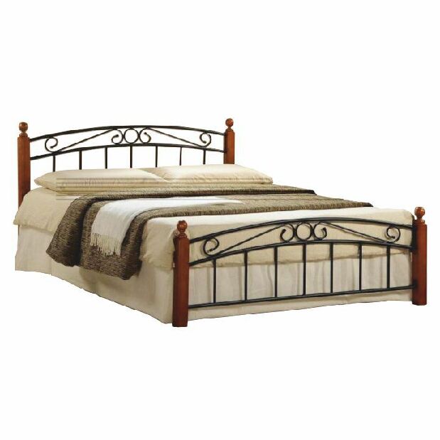 Bračni krevet 160 cm Dalasi (S podnicom) (trešnja) *rasprodaja