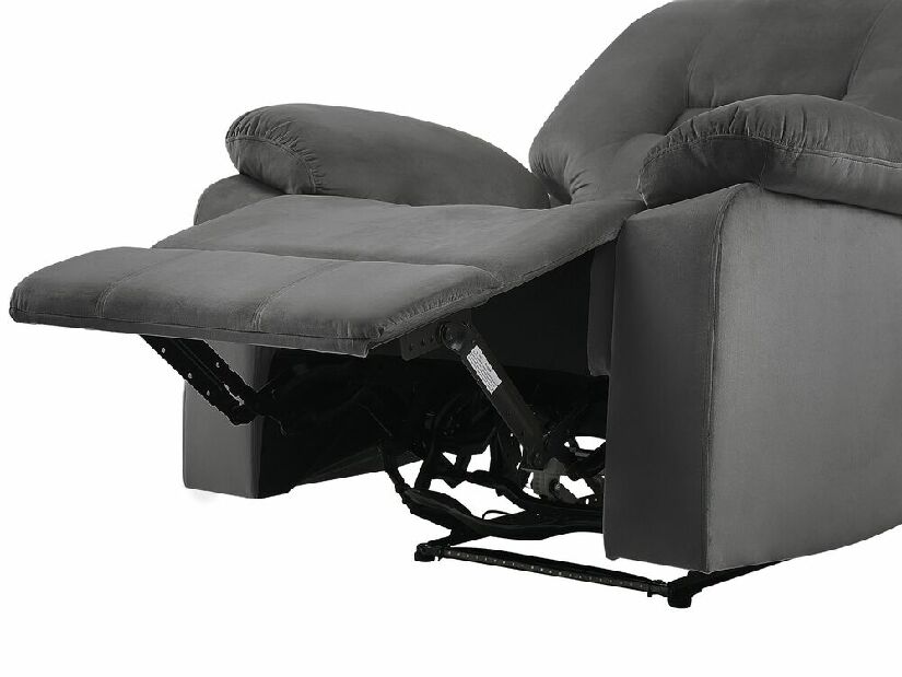 Fotelja za opuštanje Bev (siva) (s LED rasvjetom)