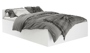 Jednostruki krevet Cezar (bijela) (s madracem i podnicom)