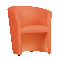 Fotelja Cubali Eko narančasta 