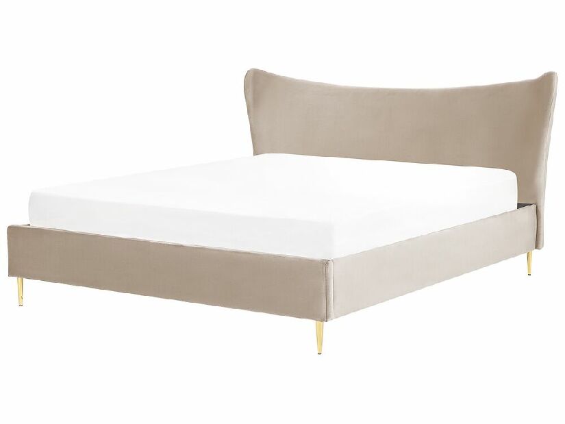 Bračni krevet 180 cm Chaza (sivo-smeđa)
