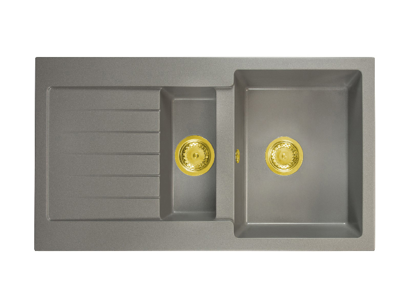 Kuhinjski sudoper Altava (siva) (s 1 otvorom za bateriju) (L)
