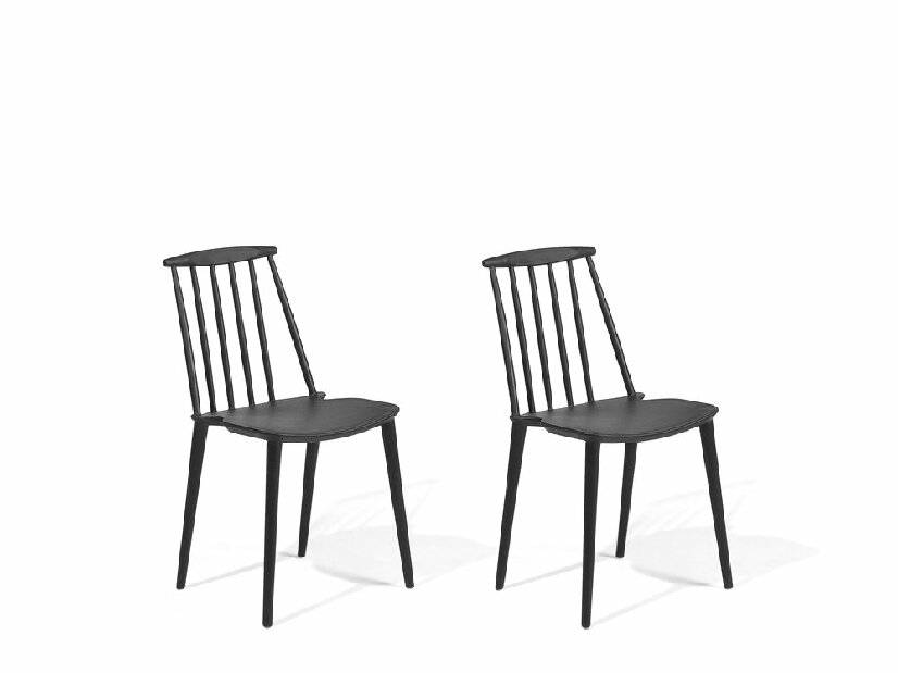 Set blagovaonskih stolica 2 kom. Vendor (crna)