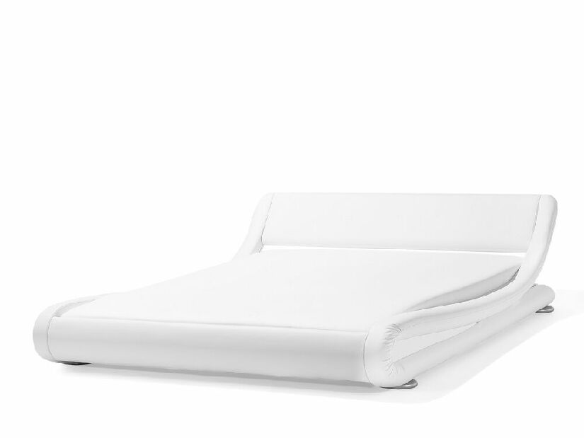 Bračni krevet 180 cm AVENUE (s podnicom) (bijela mat)