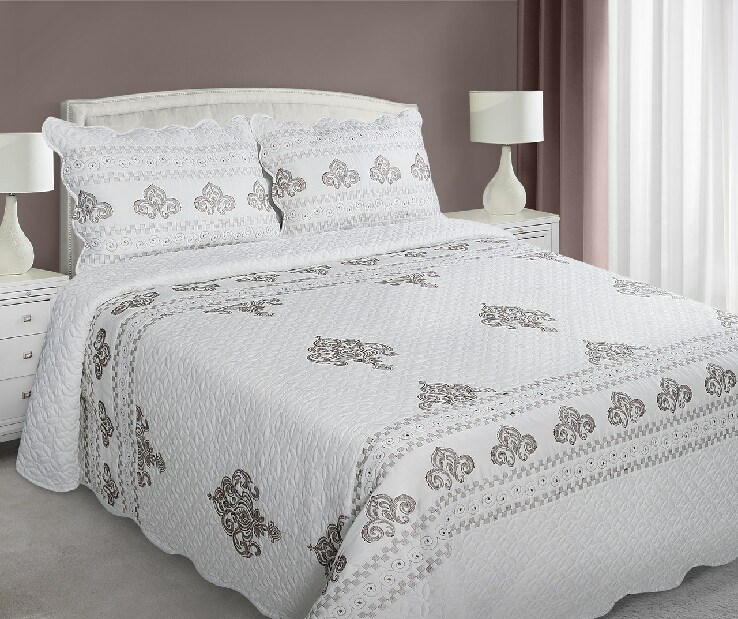 Prekrivač za krevet 240x220 cm Alice (krem)