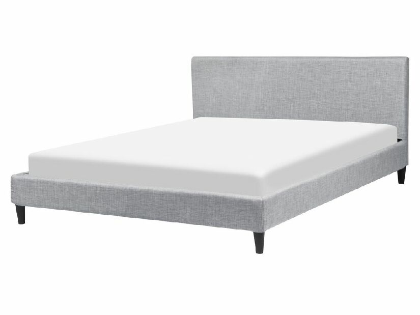Bračni krevet 160 cm FUTTI (s podnicom) (siva)