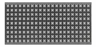 Tepih 90x180 cm RATKO (polipropilen) (crna)