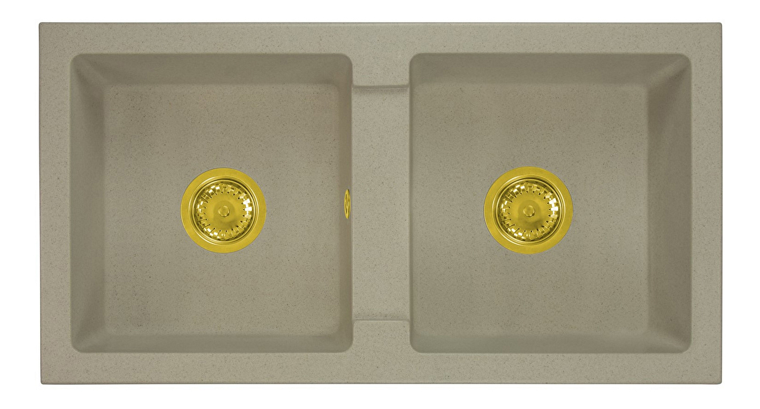 Kuhinjski sudoper Byrbys (bež) (s 1 otvorom za bateriju)