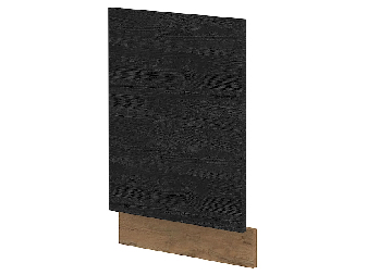 Vrata za ugradbenu perilicu posuđa Virion ZM 570 x 446 (hrast lancelot + tamno drvo)