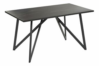 Blagovaonski stol Adanna (crna) (za 4 osobe)