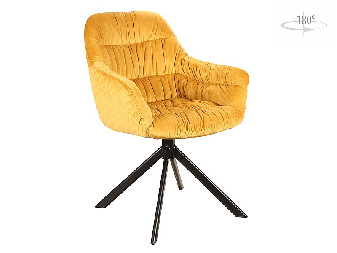 Blagovaonska stolica Ami (žuta + crna)