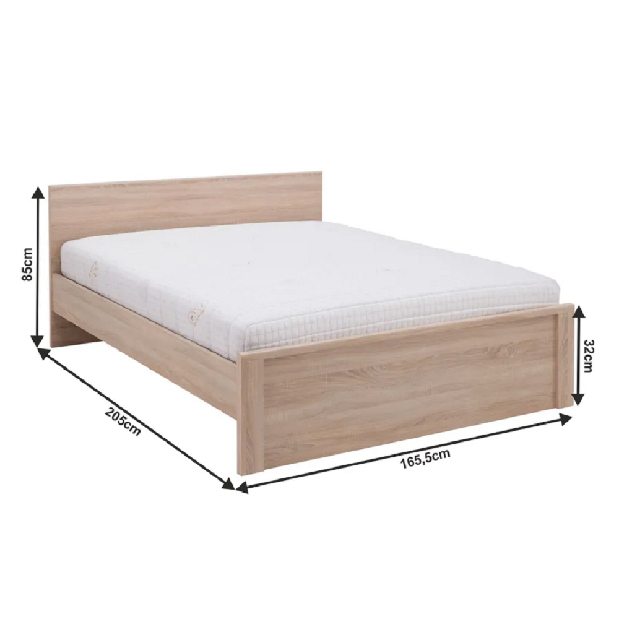 Bračni krevet 160 cm Rihana Tip 8 
