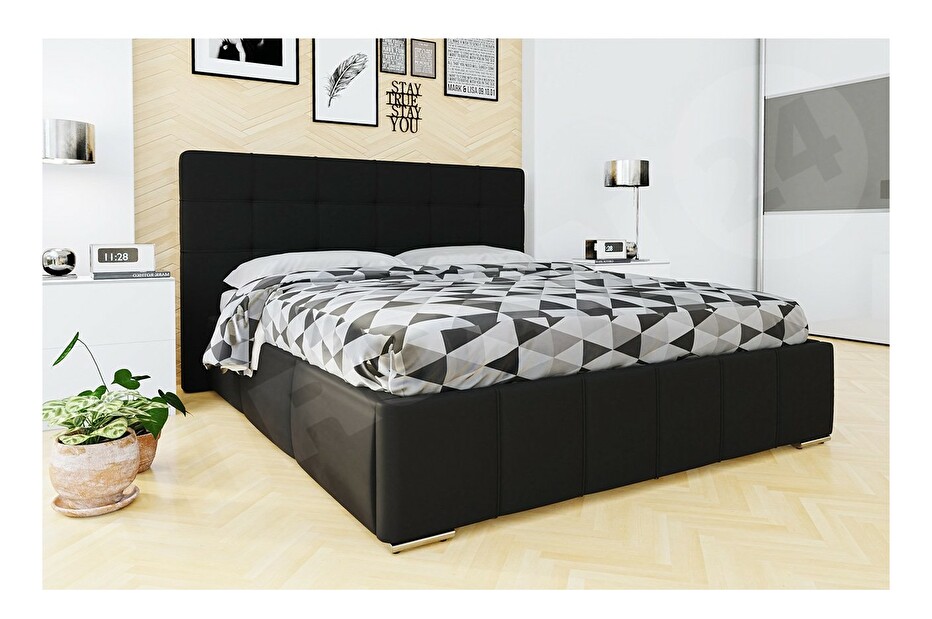 Bračni krevet 140 cm Kendrick (ekokoža Soft 011)