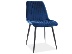 Blagovaonska stolica Kelly (plava + crna)