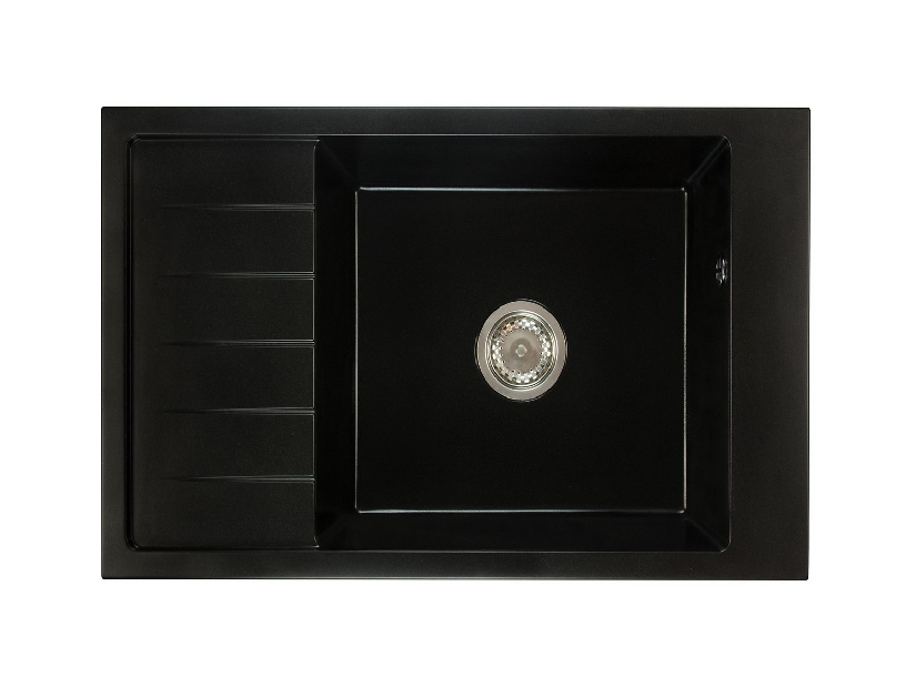 Kuhinjski sudoper Lurano (crna) (sa 3 otvora za baterije) (L)