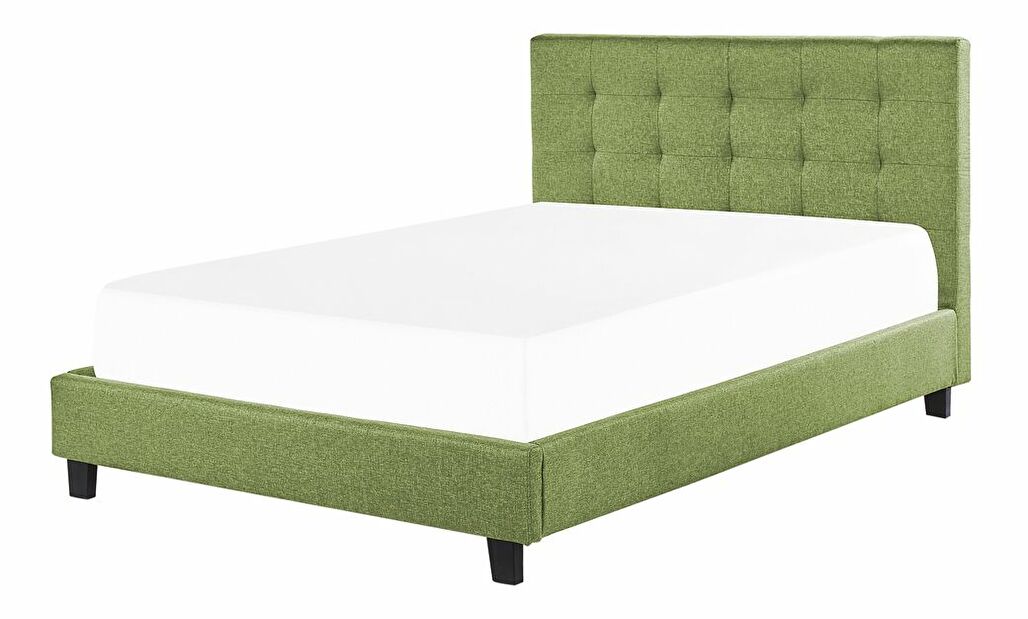 Bračni krevet 140 cm Rhiannon (zelena) (s podnicom)