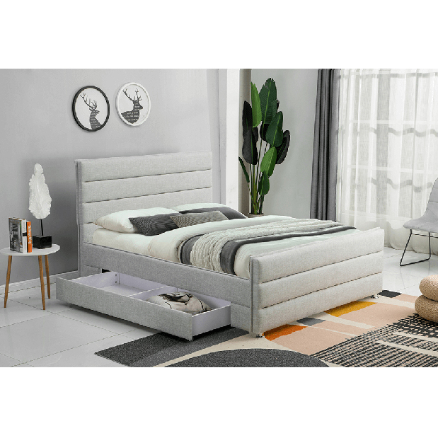 Bračni krevet 160 cm Elemera (s podnicom)