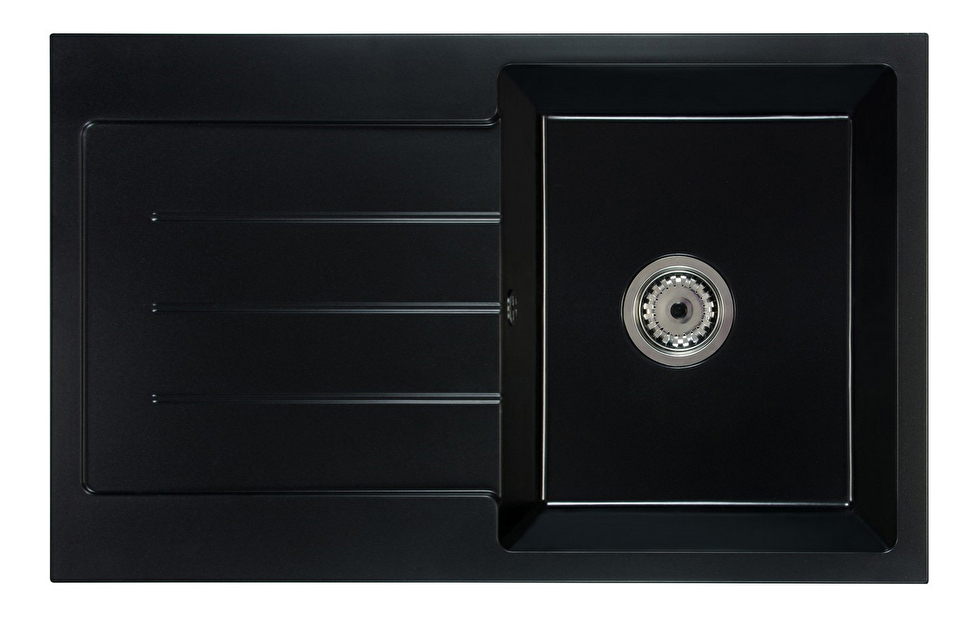 Kuhinjski sudoper Ruxom (crna) (sa 2 otvora za bateriju) (L)