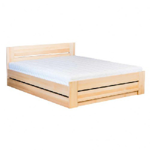 Bračni krevet 160 cm LK 198 BOX (s podnicom i prostorom za odlaganje)