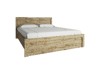 Bračni krevet 140 cm Deloris (hrast navarra) (bez madraca i podnice)