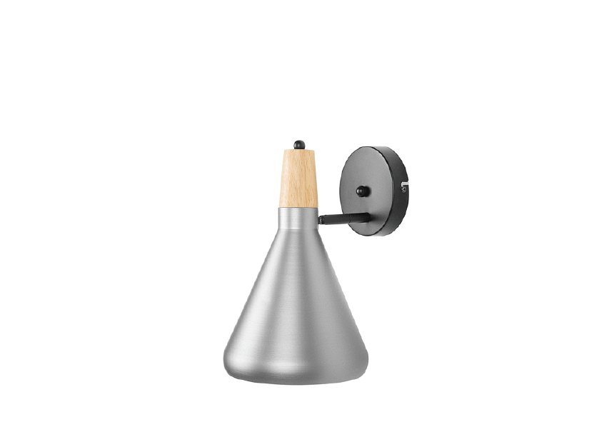 Stropna/zidna svjetiljka Scarbo (srebrna)