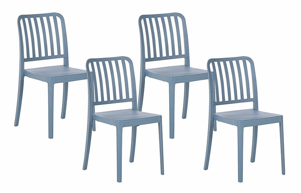 Set vrtnih stolica (4 kom.) Sinnamon (plava) 