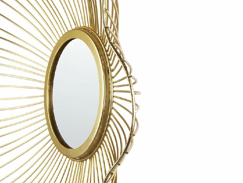 Zidno ogledalo Sadiki (zlatna) 