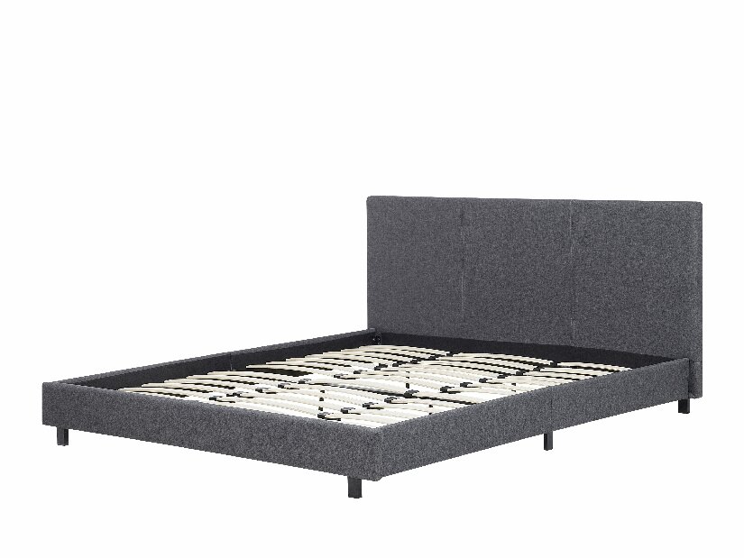 Bračni krevet 180 cm ALVIA (s podnicom) (siva)