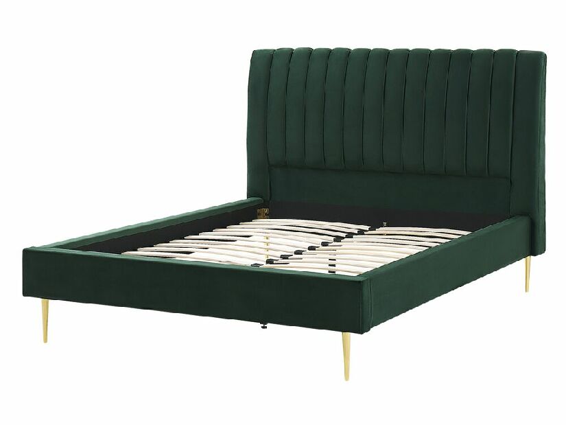 Bračni krevet 140 cm Marvik (zelena)