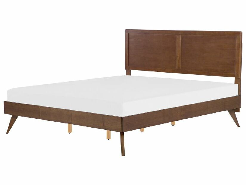 Bračni krevet 180 cm ISTA (s podnicom) (tamno drvo)