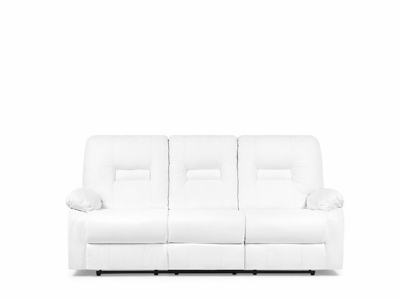 Sofa dvosjed Barnet 2 (sintetička koža) (bijela)
