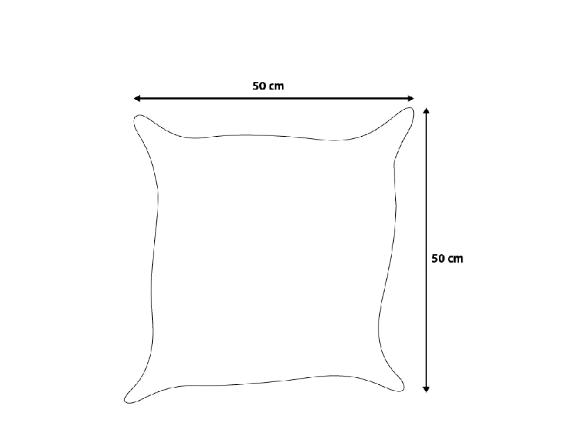 Vrtni jastuk 50x50 cm Plain (pješčano bež)