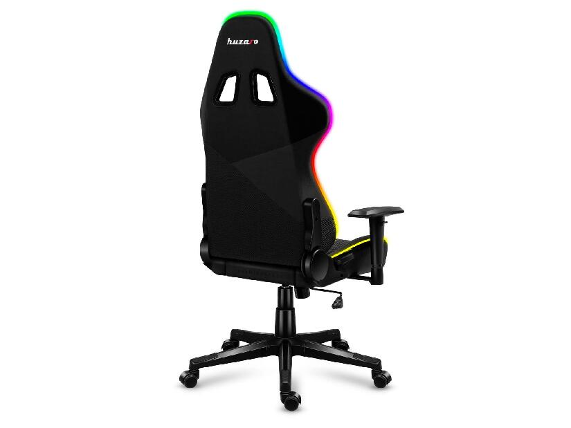 Gaming stolica Fusion 6.2 (crna + šarena) (s rasvjetom)