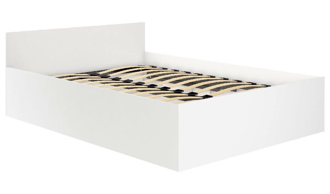 Bračni krevet Cosimo (bijela) (s podnicom)